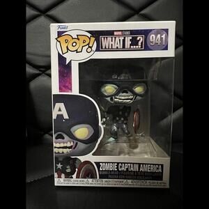 Funko Pop! Marvel - Zombie Captain America‎ #941 W Protector!